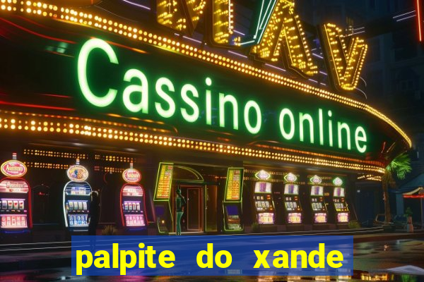 palpite do xande para hoje